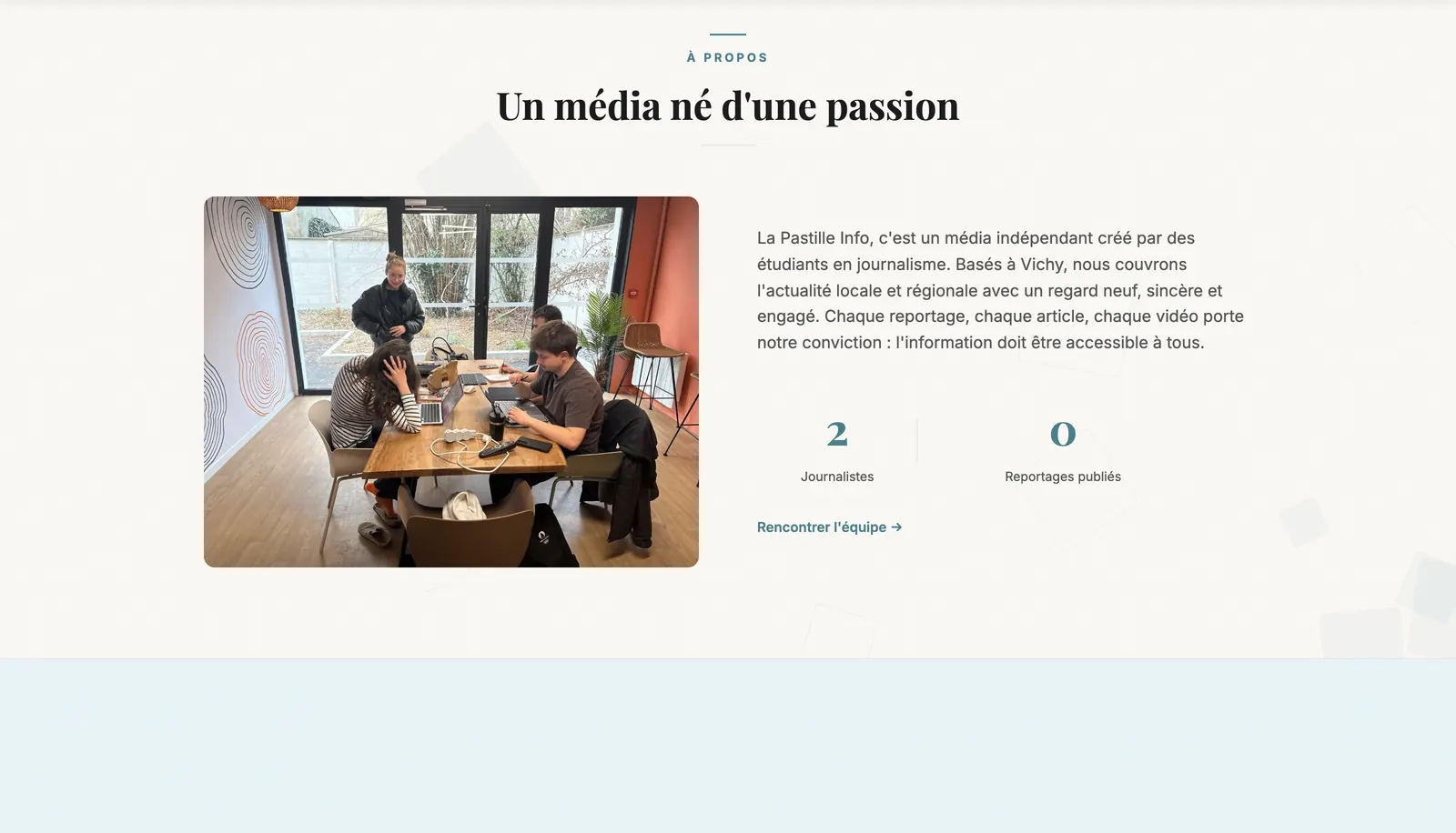 La Pastille Info — présentation de la rédaction étudiante