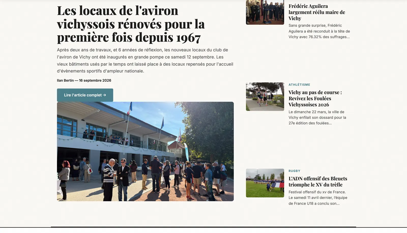 La Pastille Info — média étudiant à Vichy, créé par Aminyo